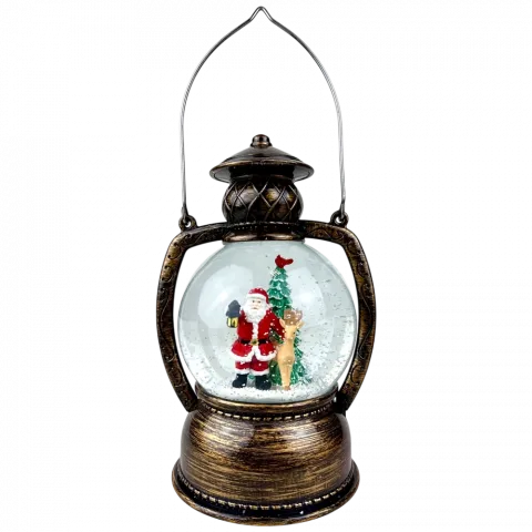 Ліхтарик Різдвяний зі снігом, світлом і музикою арт. FD2467 7941 И