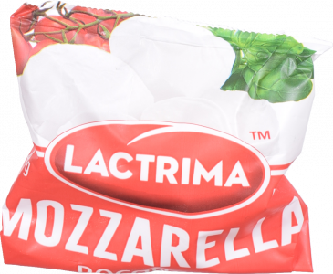 Сир Lactrima Моцарельні кульки 200 г максі