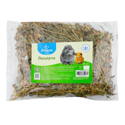 Сіно д/гризунів Природа 200 г Люцерна