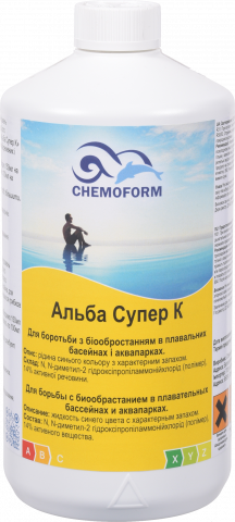 Засіб знищення водоростей Chemoform Альба супер К 1 л 610001