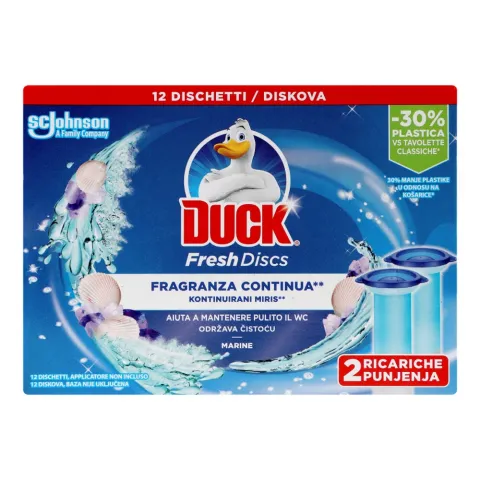 Освіж. д/унітазу Duck диски чистоти Морський запаска 2 шт.