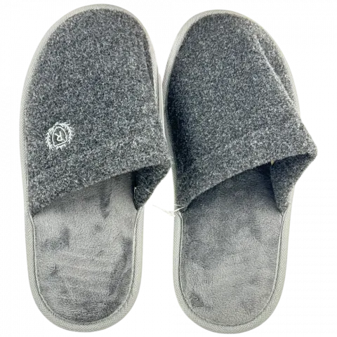 Капці дом. чол. Twins войл. з вишив. графіт р.40/41 15897