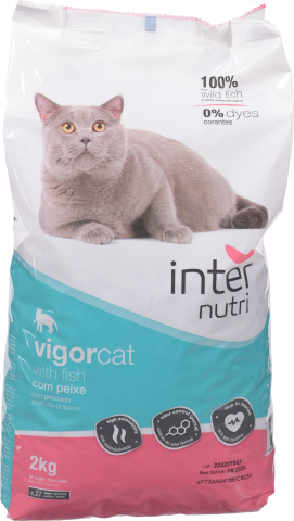 Корм д/котів Internutri Vigor Cat 2 кг збалансований д/дорослих котів усіх порід