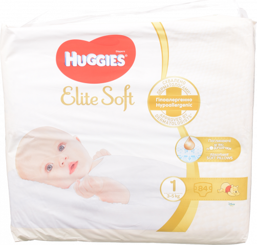 Підг. Huggies 82/84 шт. Elite Soft 1