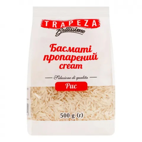 Рис Трапеза 500 г Басматі пропарений Creamy