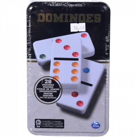 Іграшка Настільна гра доміно кольорове у жерст. кор. SM98405/6033156