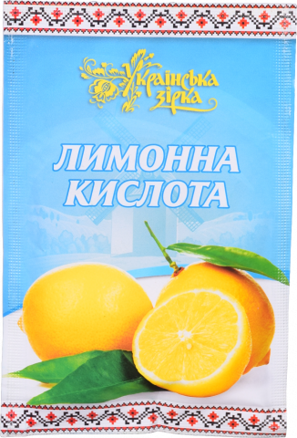 Лимонна кислота Українська зірка 25 г