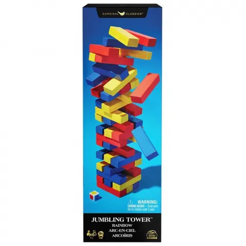 Ігровий набір настільний Spin Master Games Дженга з кольоровими брусочками SM98365/6065320