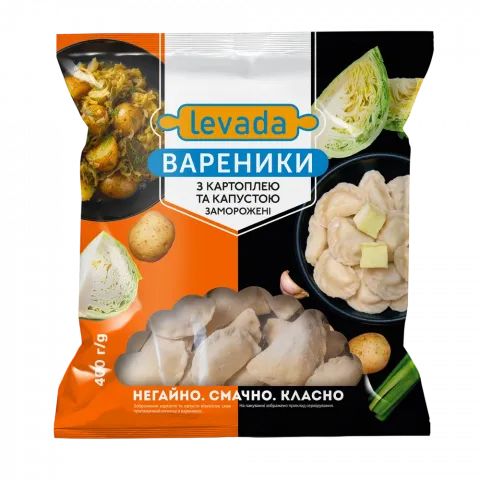 Вареники Левада 400 г з картоплею та капустою