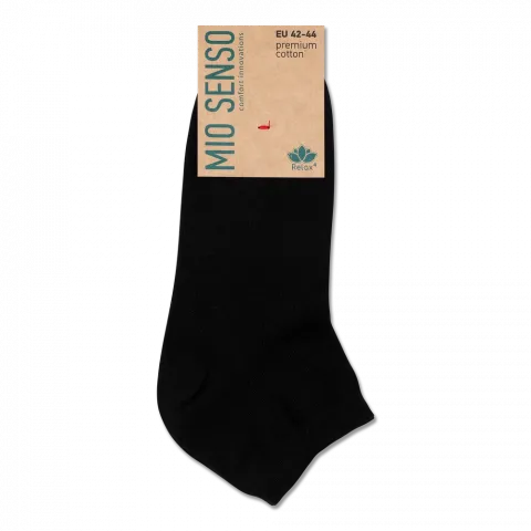 Шкарпетки чол. MioSenso Relax4 короткі C203R чорний, р. 42-44