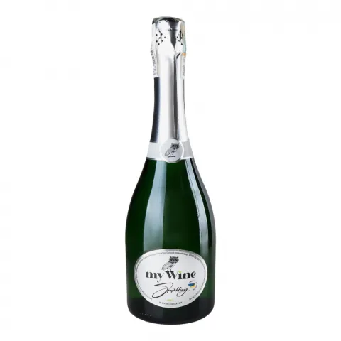 Вино ігристе My Wine Едуард Городецький 0,75 л брют біле