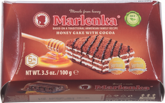 Торт Marlenka 100 г Медовий з какао