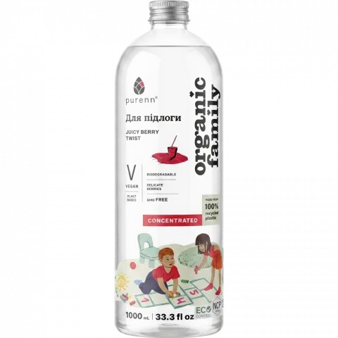 Засіб д/миття підлоги Purenn 1 л Juicy Berry Twist з ягодами