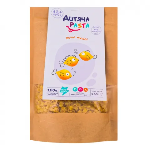 Макаронні вир. Дитяча Pasta 250 г Яєчні мушлі