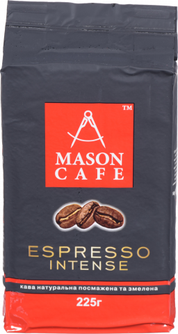 Кава Масон кафе 225 г пак. мел. Espresso Intense