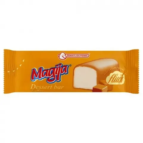 Батончик Magija 40г у глазурі зі смаком іриски (Литва)