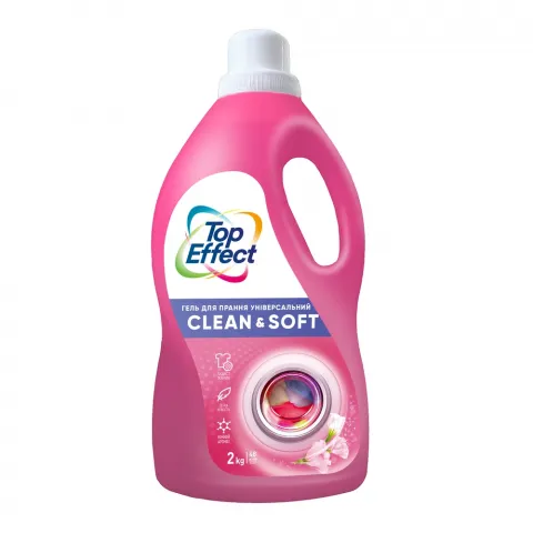 Гель д/прання TopEffect 2 кг Clean and Soft універсальний