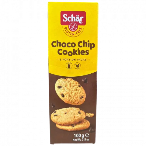 Печ Dr.Schar 100 г Choco Chip Cookies зі шмат. шок. без глютену