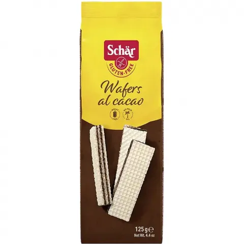 Вафлі Dr. Schaer Snack 105 г шок. з лісовими горіхами без глютену