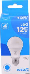 Лампа LED Секретні технології звичайна біла 12 Вт E27 NEW