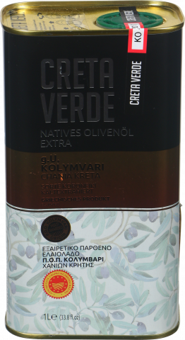 Олія оливкова Crete Verde 1 л жб Extra Virgen
