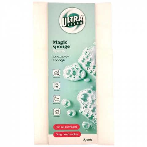 Губка кухонна Sponge Magic White 6 шт WK1700810 И107 (КІН)