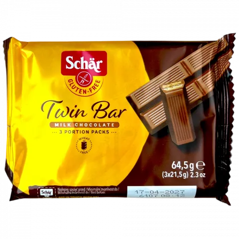 Батончик Dr.Schar 64,5 г Twin Bar без глютену