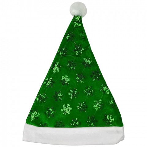 Ковпак новорічний Сніжинки мікс арт. 6473-06 И782