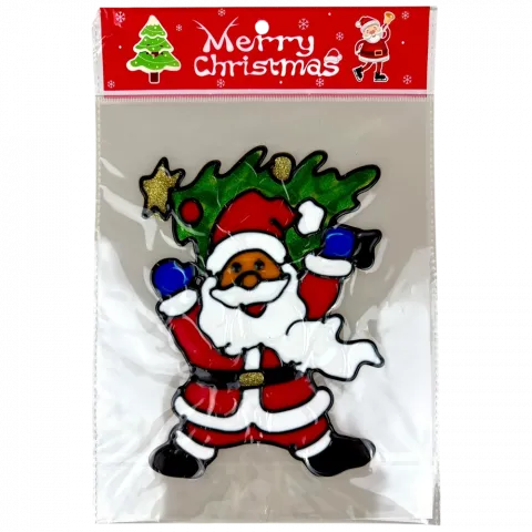 Наліпки новорічні силіконові 20х25 см WXY-2660 9245 И808