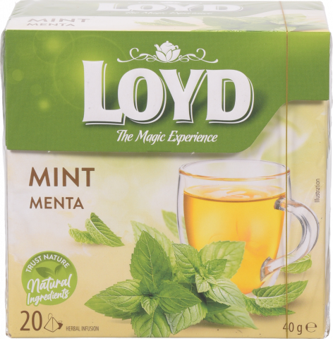 Чай Loyd 20 шт. пірам. Мята (Польща)