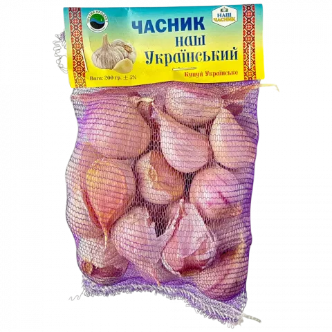Часник зубчиками (Україна) 200 г