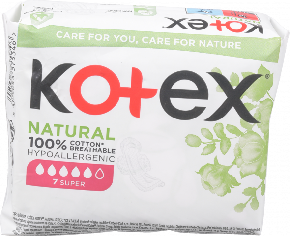 Прокладки Kotex 7 шт. Natural Супер
