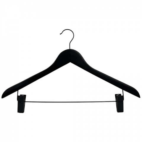 Вішалка дерев з прищіп 44,5см матова 35784-12 И946