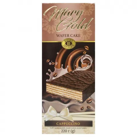 Торт ХБФ Mary Gold 220 г зі смак. копучино