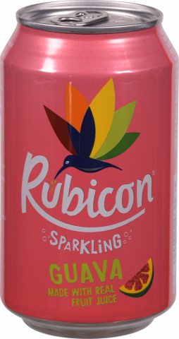 Напій б/алк. Rubicon 0,33 л з/б газ. зі смаком Гуава (Великобританія)