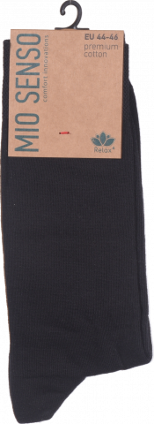 Шкарпетки чол. Mio Senso Relax4 C301RF чорні 44-46