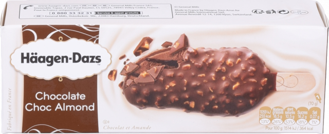 Морозиво Haagen-Dazs з шоколадне з мигдалем 80 мл (Франція)