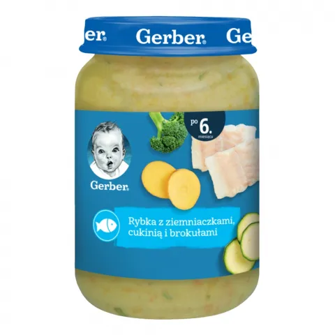 Пюре Gerber 190 г філе риби та овочі