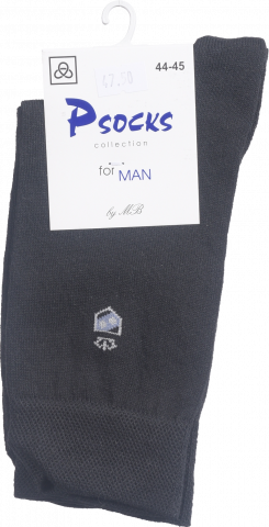 Шкарпетки чол. Лого Корона чорні 44-45р.
