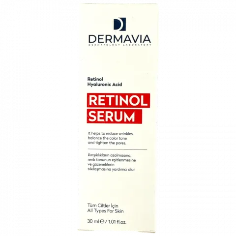 Сиров.д/облич.DERMAVIA з гіал.кисл/ретинол 30мл И523(Тур)