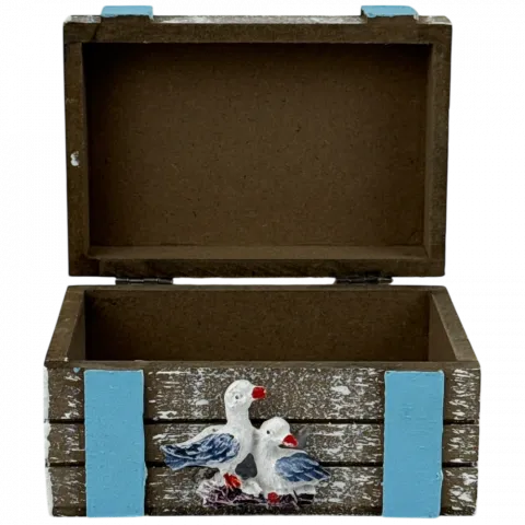 Скринька з морською тематикою 12х8,5х6,5см арт. 7629-70 И055