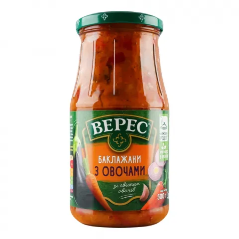Конс Баклажани Верес 440 г смажені з овочами