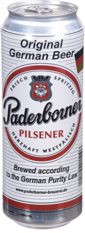 Пиво Падерборнер 0,5 л з/б Пілснер