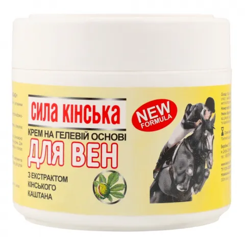 Крем ЛекоПро Сила кінська 300 мл на гелевій основі д/вен