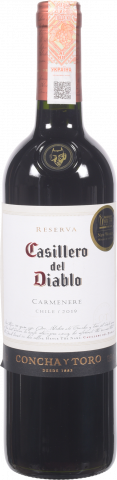 Вино Казільеро дель Дьябло Карменер 0,75 л червон. сух.
