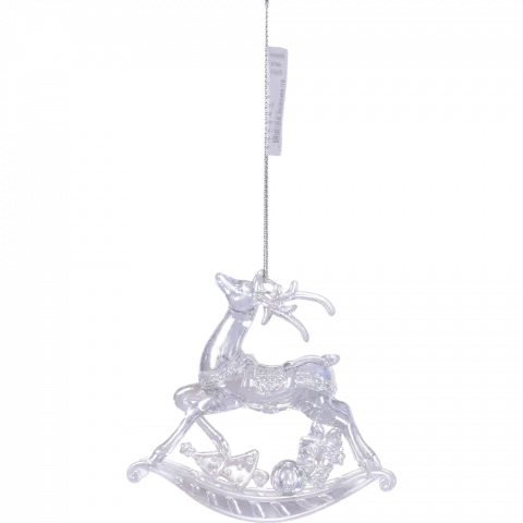 Підвіска на ялинку пласт Козуля Хамелеон 9,5х10 см 0402-6