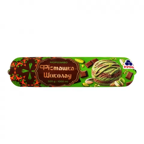 Морозиво Рудь 500 г Фісташка-шоколад