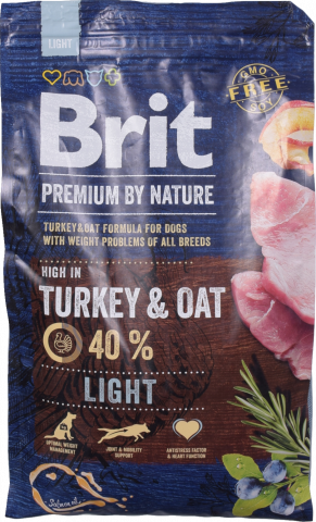 Корм Brit Premium 3 кг сух. дсобак з надмір. вагою з куркою 170839