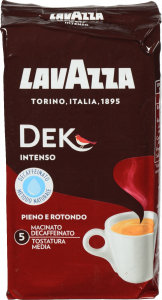 Кава Lavazza 250 г мел. Dek Intenso б/кофеїну (Італія)