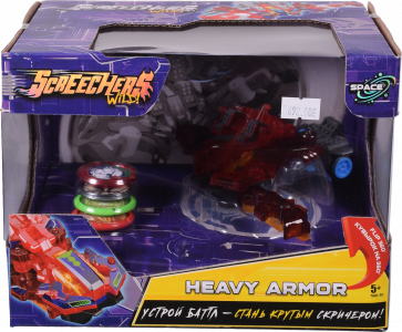 Іграшка Screechers Wild! Машинка-трансформер S3 L3 Хеві армор EU682302